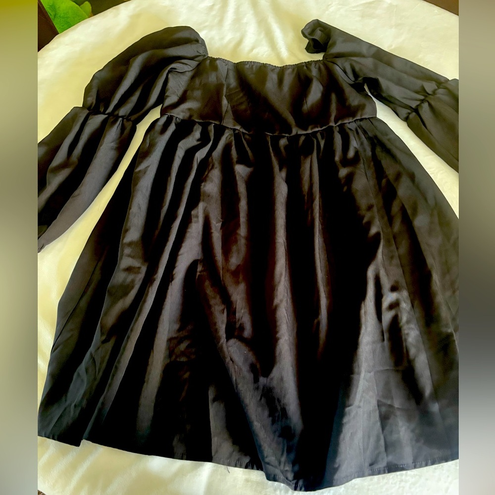 Cute black boho dress